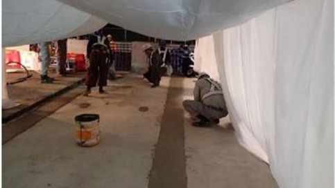 雨天対策設備の設置状況