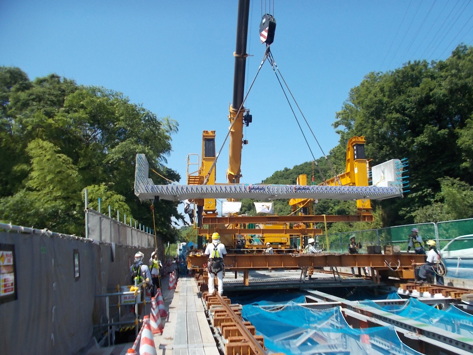 床版取替工事のイメージ