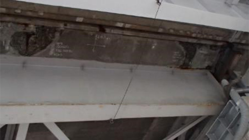 矢作高架橋の損傷状況