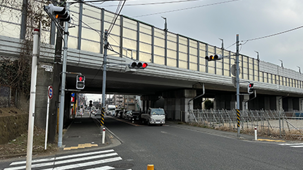 ＜大和高架橋の橋梁全景＞