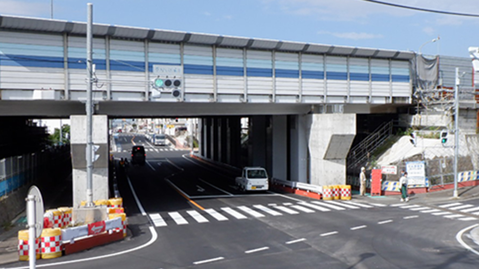 ＜大東橋の橋梁全景＞