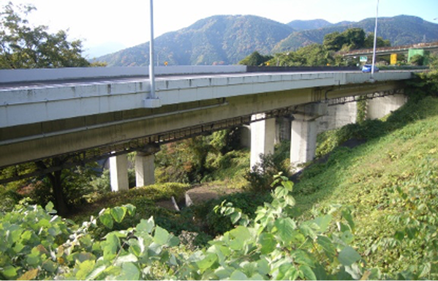 堰口橋の橋梁全景