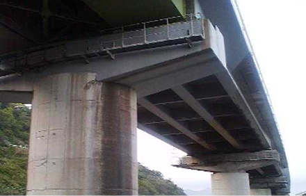 薩埵高架橋の橋梁全景