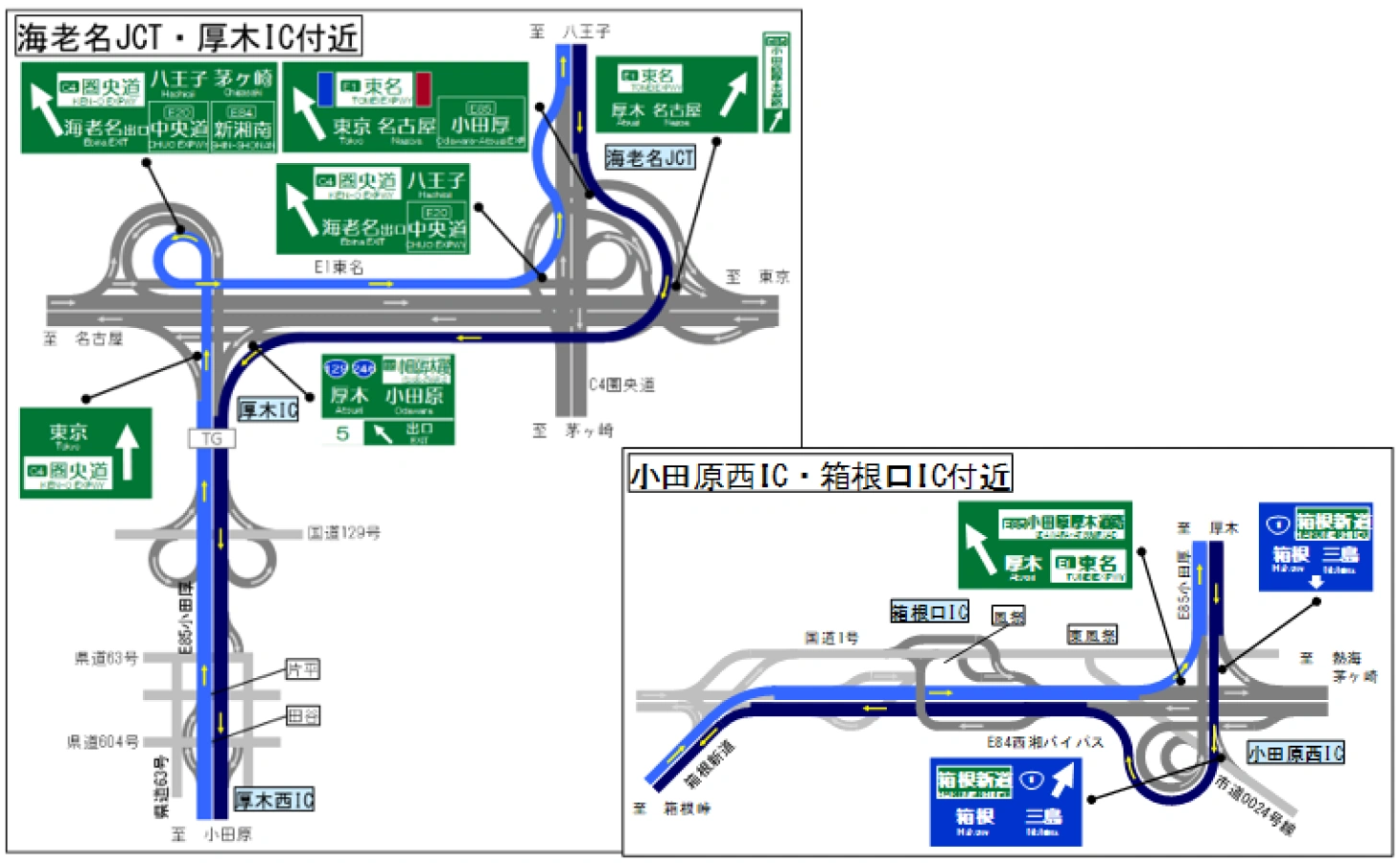 主な迂回ルート